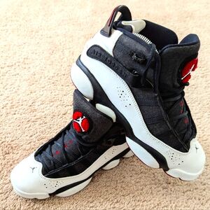 Air Jordan 6 Rings "Black Varsity Red"